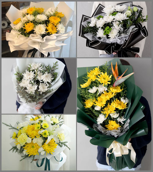 贵州毕节市黔西县中建乡营盘村白事花束代送